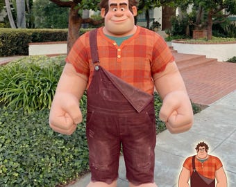 Disfraz profesional de mascota de gigante destructor, traje de personaje de videojuego para adultos, ideal para fiestas de cumpleaños, artistas y cosplay. Conjunto completo.