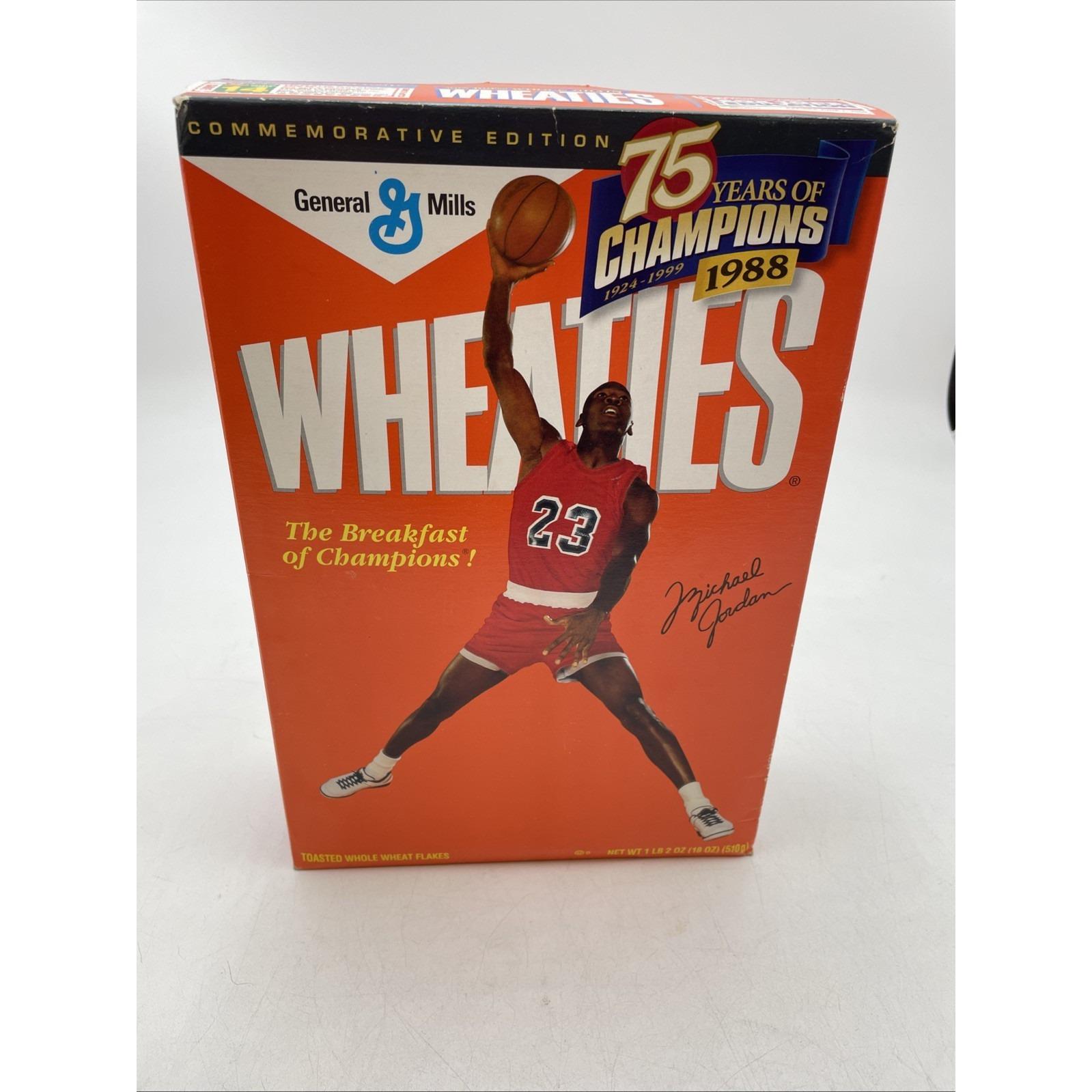 Wheaties Michael Jordan シリアルボックス 未開封 Michael Jordan Wheaties Box - Etsy