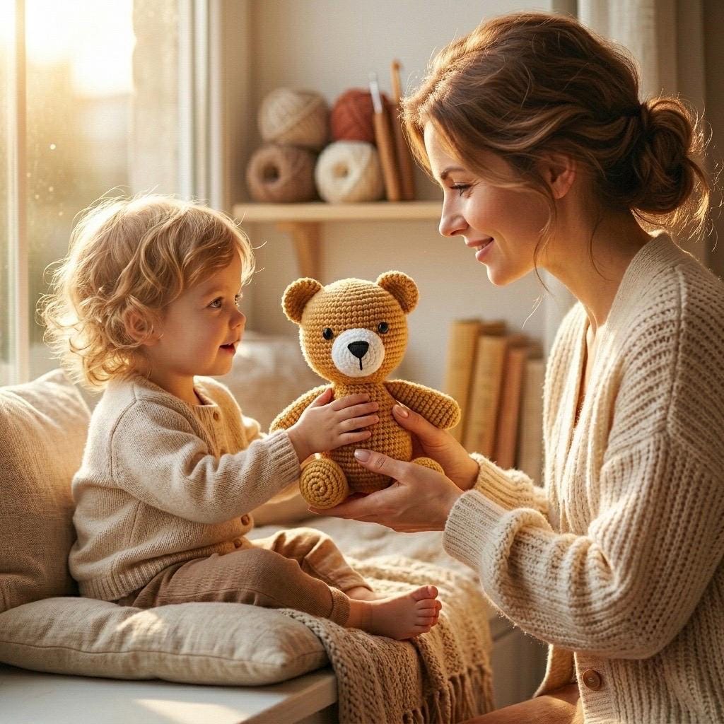 Beginner Crochet Teddy Bear Pattern | Amigurumi Plush Toy PDF - Etsy