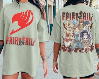 Fairy Tail shirt, Mage Guild Tee, Magic Manga Top, Dragon Slayer Tee, Anime Lover Gift, Aesthetic Tee, Shonen Fan Gear, Graphic Anime Shirt