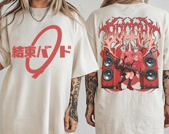 Bocchi the Rock Tee, Art Manga Shirt, Retro Otaku Art, Music Fan Gift, Cool Anime Style, Bold Graphic Tee, Jpop Artist Tee, Pastel Gamer Tee