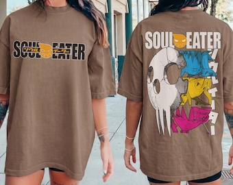 Soul Eater Shirt, Manga Graphic Tee, Anime Lover Gift, Aesthetic Soul, Gothic Anime Top, Retro Otaku Tee, Anime Fanart, Cool Anime Shirt