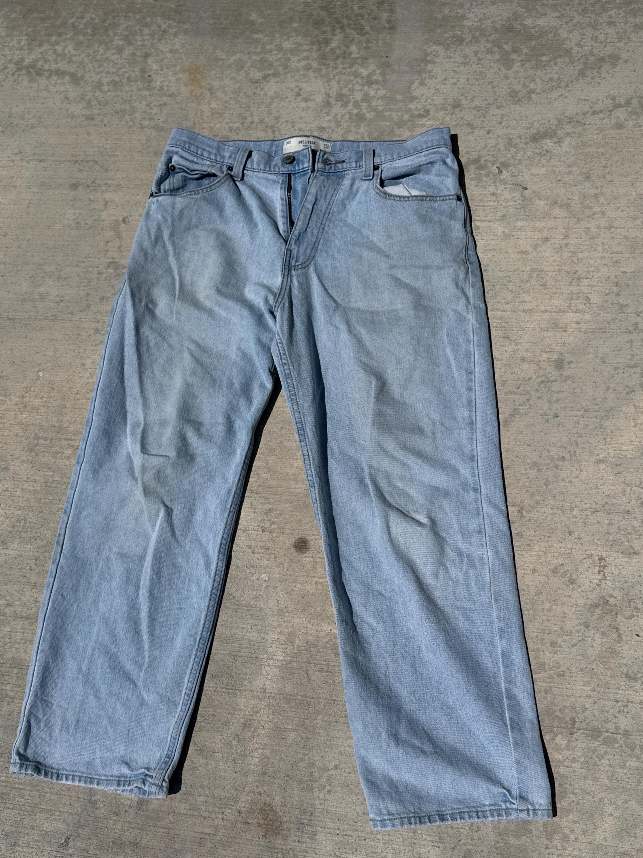 lildenimjean baggy jeans 32 - RSQ Mens Baggy Jeans - LIGHT INDIGO 