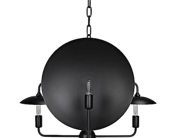 Moderne Messing Kronleuchter Leuchte - Mid Century Decken Hängelampe