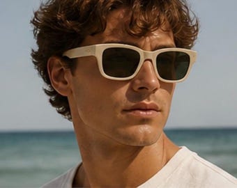 SIEMPREBLANCA Riviera Gafas de Sol Unisex UV400 Arena Matte
