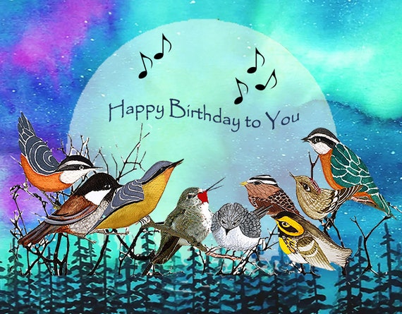 Tarjeta De Felicitación De Cumpleaños Para Abuela, Diseño De Colibrí Multicolor Para Abuela, Feliz Cumpleaños A