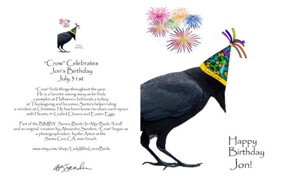 Happy birthday crow deals