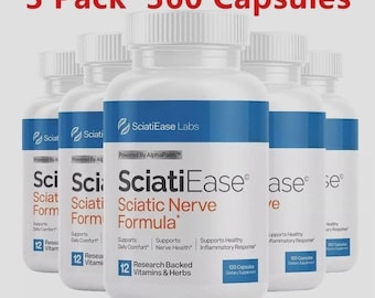 3 Pack SciatiEase Labs Sciati Ease Sciatic Nerve Formula 120 Cap Exp 2027 NEW