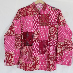 Boho Patchwork Kantha Etnisk Stil, patchworkjacka