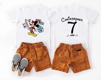 Chemise Disney USA Canada Mexique, tee-shirt de football Mickey et Minnie, chemise du tournoi de football Disney 2026, Disney Mickey et Minnie