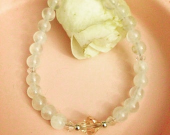 Rose Quartz balance bracelet