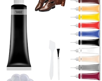 Leather Repair Gel for Furniture Car Seats, DIY Leather Repair Kit for Scratches Cracks TearsBurns, Faux Leather Restorer for Sofa Couch