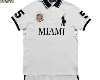 Ralph Lauren Miami Big Pony Polo White Chief Keef City Edition