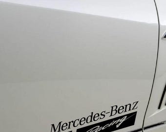 Mercedes Benz Racing Sport Vinyl Decal Sticker Emblem logo  2