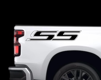 SS Chevrolet Chevy Decals VInyl Sticker Pickup Truck Silverado Racing