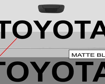 Toyota Tailgate Graphic Vintage Vinyl Decals Stickers - 1