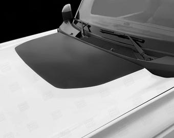 Ford Bronco Hood Decal | Solid Black Decal | Vinyl Hood Sticker | Matte Black Off-Road Decal | Bronco Exterior Accessories