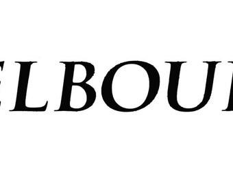 Melbourne Vinyl Decal Stickers - 1 - 37 Inches