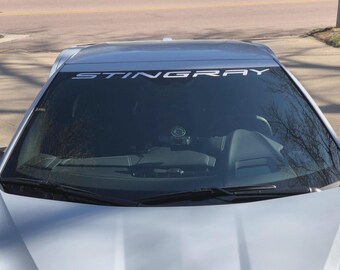 Corvette C8 STINGRAY Windshield Banner Vinyl Decal Sticker