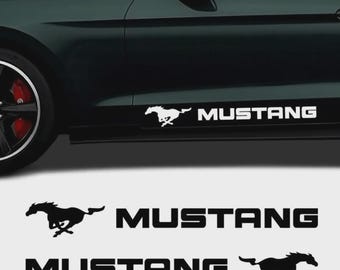 フォード マスタング用デカール（車の窓、ドア、バンパー用）（2枚セット）