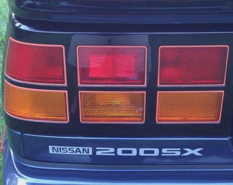 日産200SXリアバッジデカール S12ターボSE V6 XE 1984-1989