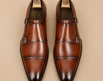 Men's Genuine Leather Shoes Casual Business British Pointed Formal Dress Shoes