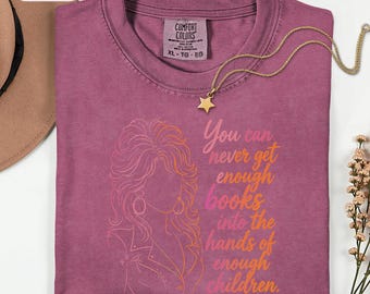 Dolly Parton Book Shirt, Imagination Library Tee, Teacher Librarian Gift, Bookish Graphic