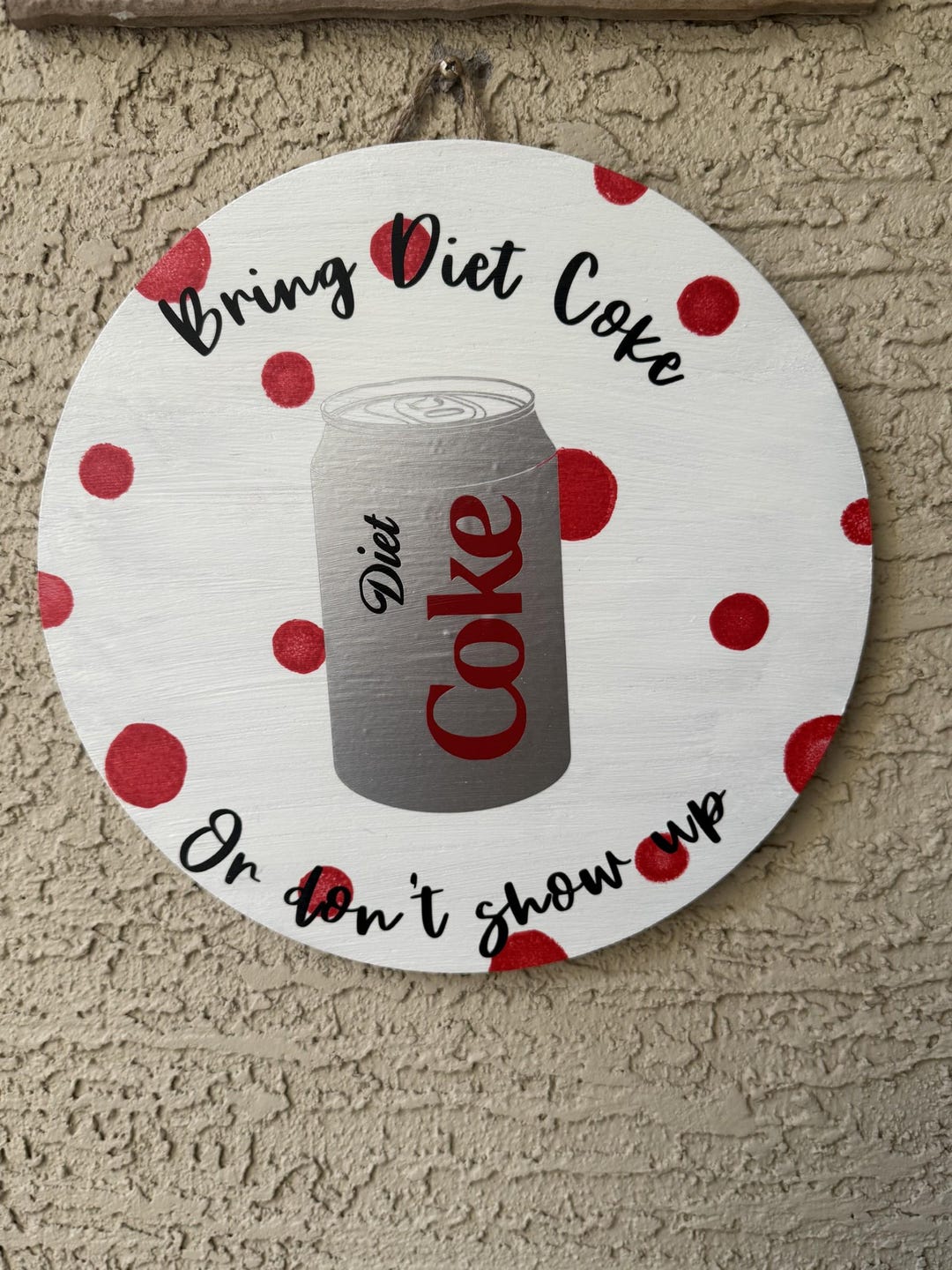 Diet Coke Sign - Etsy