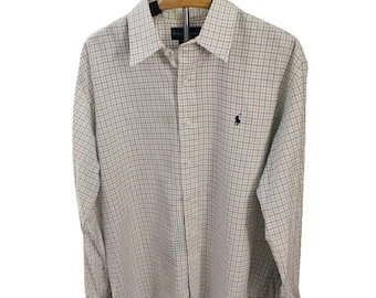 Ralph Lauren lichtgewicht button-down overhemd - maat heren xl - een beauty!