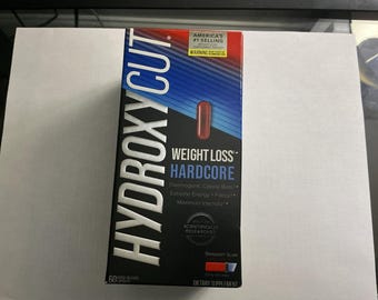 Hydroxycut Integratore per la perdita di peso Hardcore 60 capsule - Scadenza 2028 - Spedizione rapida