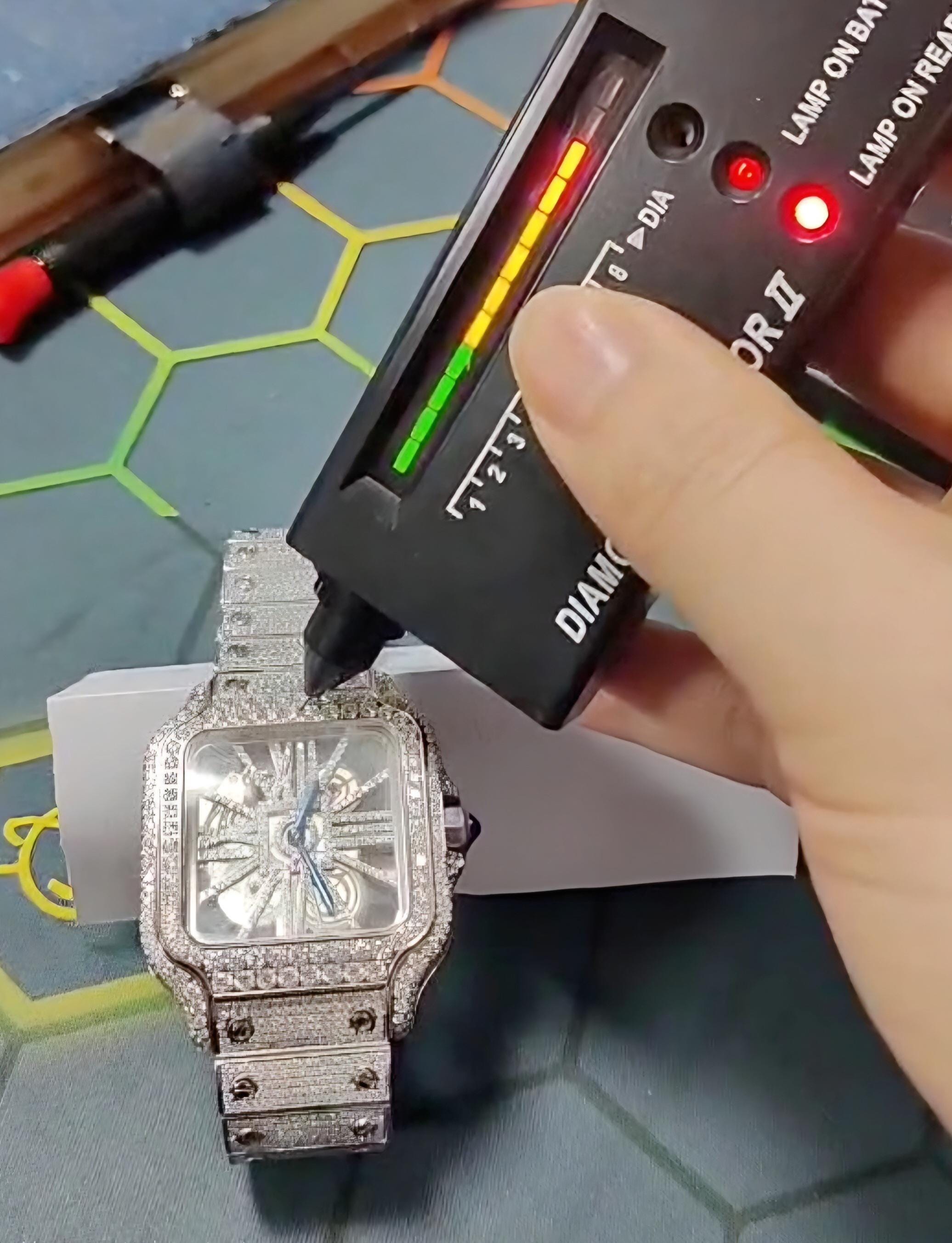 Iced out watch moissanite - Etsy 日本 【箱付き】iced out watch 