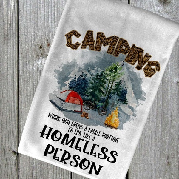 Camping Dish Towel Etsy
