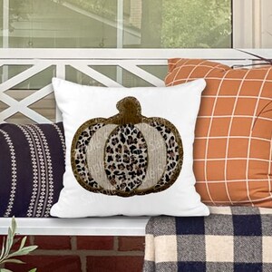 DIGITAL FILE Faux Chenille Cheetah Pumpkin Digital Design for Sublimation