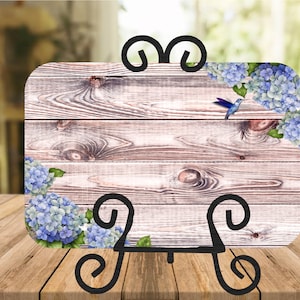DIGITAL FILE Hydrangea 3  Cutting Board Sublimation Design