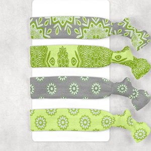 DIGITAL FILE Lime Boho Hair Ties Digital Design for Sublimation