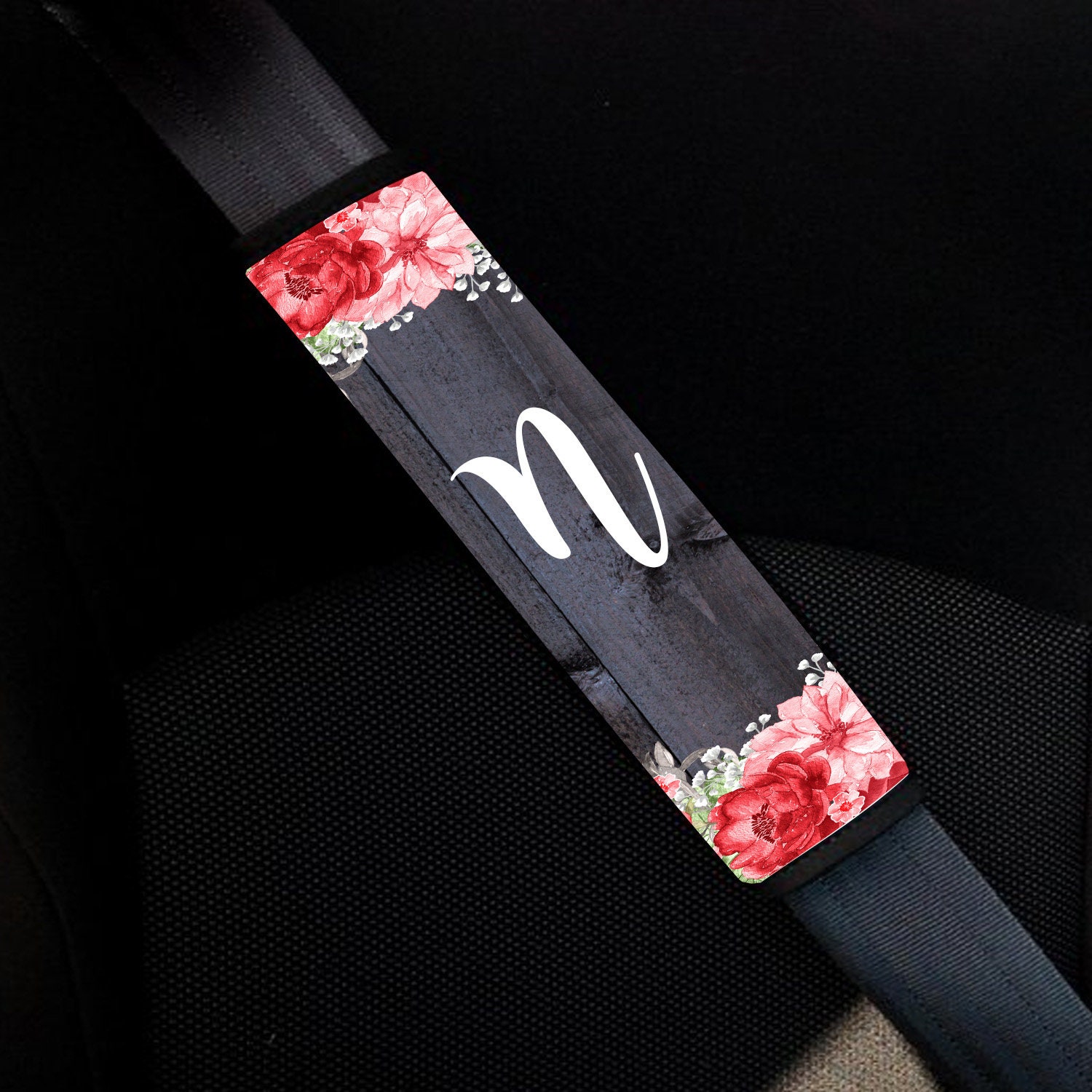 Diseño digital de la cubierta del cinturón de seguridad floral | Etsy