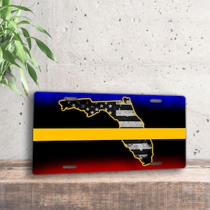 DIGITAL FILE Florida 911    License Plate Digital Design for  Sublimation