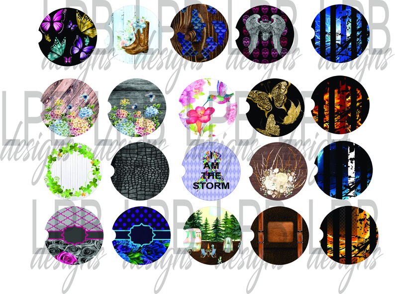 Download Car Coaster Bundle template | Etsy