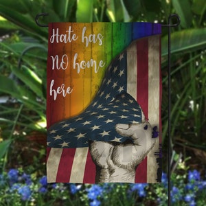 DIGITAL FILE Hate has no home here pride flag  Digital Designs for Sublimation