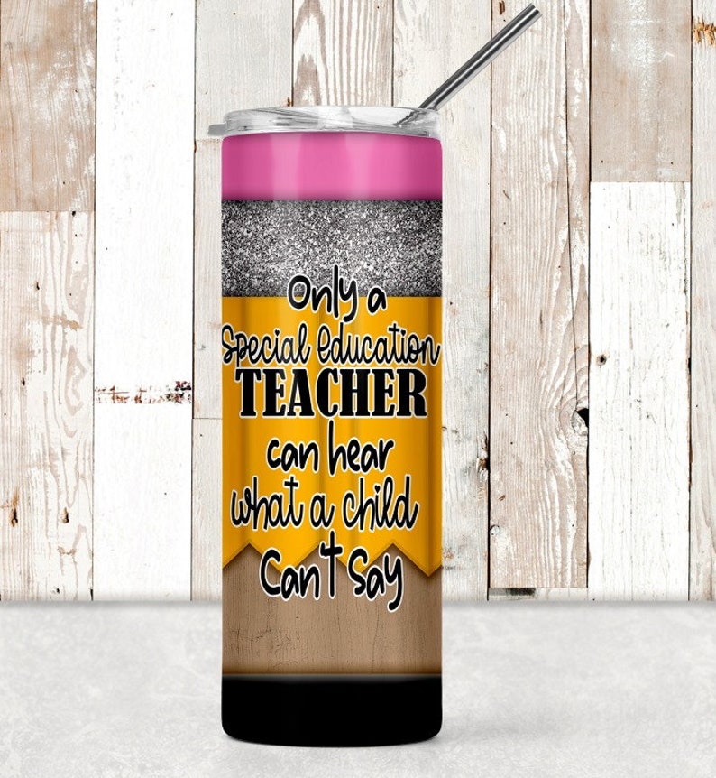 Download Pencil 20 oz Skinny Tumbler Digital Design for Sublimation ...