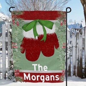 DIGITAL FILE Christmas Mittens  Flag Digital Design for Sublimation