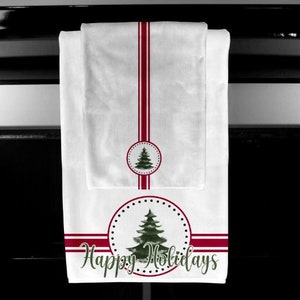 DIGITAL FILE Simple Tree  towel set   Digital Design for Sublimation