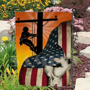 DIGITAL FILE Hand Pulling Flag with Lineman   Digital Designs for Sublimation