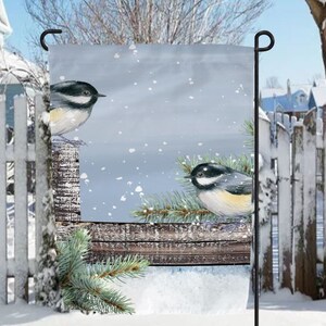 DIGITAL FILE Chickadee Flag #2 Digital Design for Sublimation