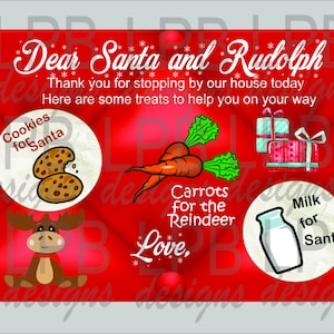 FILE DIGITALE Santa Cookie Cutting Board Sublimation Design