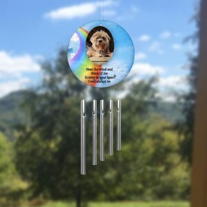 DIGITAL FILE Single Image Rainbow Round  Digital Design for Sublimation Windchime kits