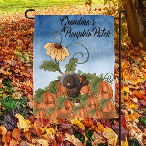 DIGITAL FILE Pumpkin Patch  Flag Digital File