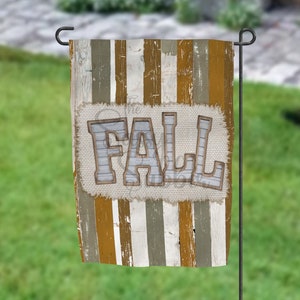 DIGITAL FILE  Rustic Wood Fall Flag   Digital Design for Sublimation