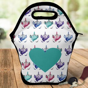 DIGITALE DATEI Einhorn Lunch Tote Digitales Design für Sublimation