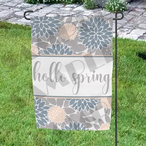 DIGITAL FILE Mum Floral  Garden Flag Digital Design for Sublimation